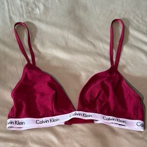 Calvin Klein Fuchsia Bralette